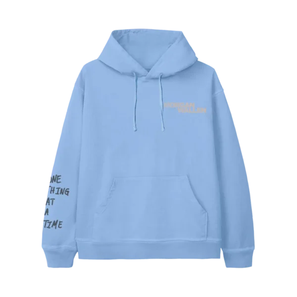 ONE THING AT A TIME ALBUM COVER BLUE HOODIE